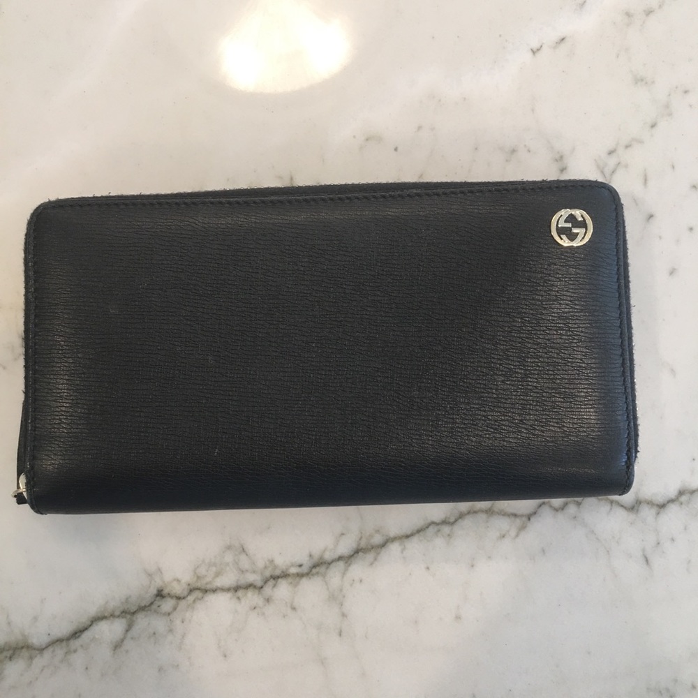 Gucci Black Leather Wallet